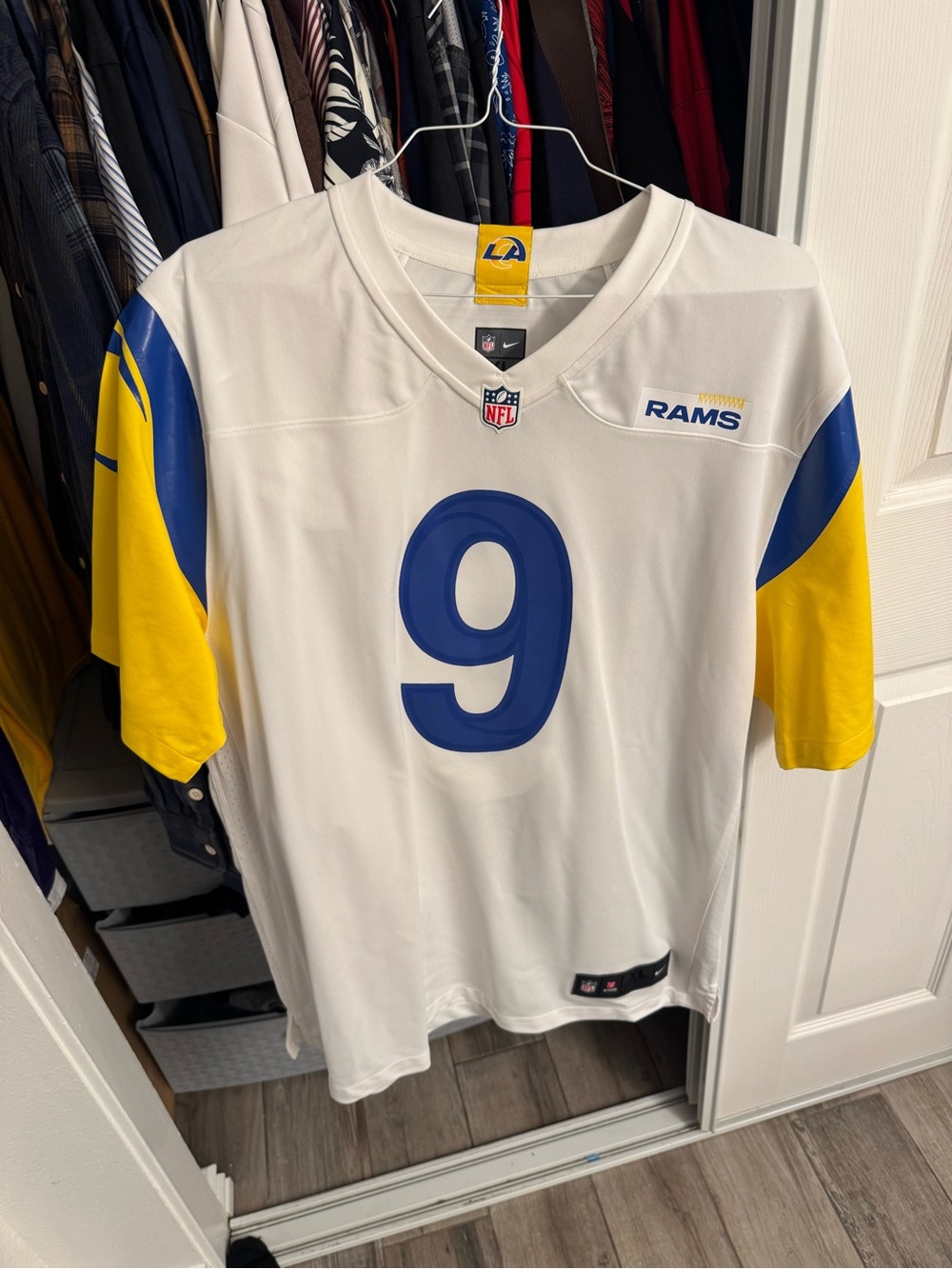 Matthew Stafford #9 LA Rams Nike On Field NFL Jersey Men’s XL Authentic